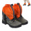 (Orange) Waterproof Ski Leg Covers - Sand & Snow Proof 13