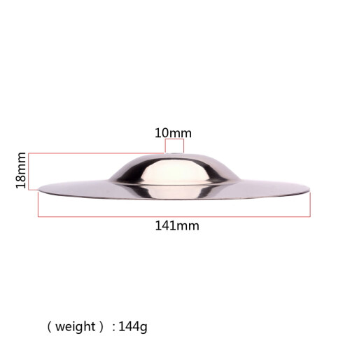 Pretyzoom Crash Cymbals Silver 2 Pieces 1