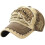 Gorra de béisbol ajustable de algodón lavado con efecto desgastado estilo vintage 2