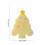 Bougie parfumée AuroraX Mini en forme de sapin de Noël avec 3