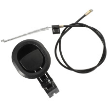 Universal Recliner Release Pull Handle Replacement with Black Cable Included, Easy to Install and