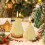 Bougie parfumée AuroraX Mini en forme de sapin de Noël avec 6