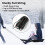 Heavy Duty Snow Sled 4ft Black Plastic 300lb Capacity 7