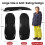 Heavy Duty Snow Sled 4ft Black Plastic 300lb Capacity 8