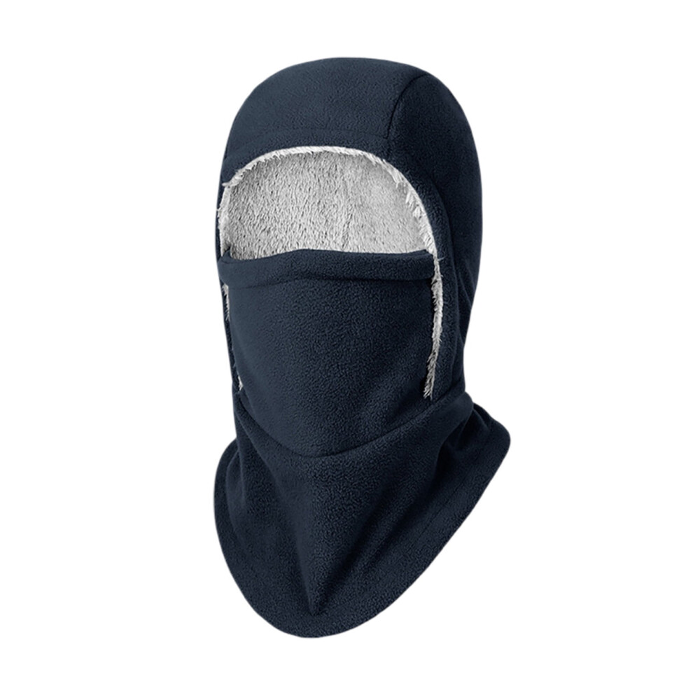 Unisex Windproof Thermal Neck Gaiter Hood For Cold Weather, Full Face Coverage For Skiing/Snowboarding/Motorcycle Navy Blue 9083649329887