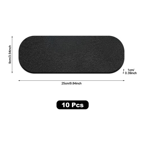 (250*90*10mm, oval) Kohlefilter für Deckenventilator mit Staubschutz 2