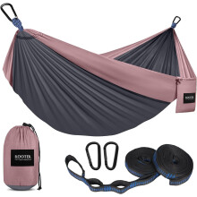 500 lbs Camping Hammock with Tree Straps & Carry Bag – Portable for Hiking, Beach, Backpacking, Indoor/Outdoor Use