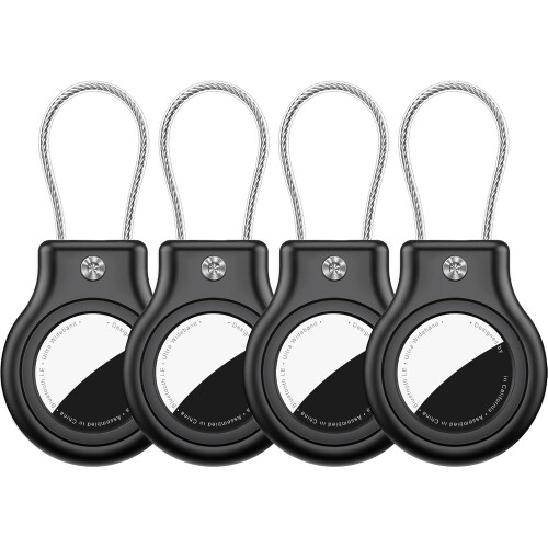 Waterproof AirTag Holder with Secure Lock, Protective Case Compatible with Apple AirTag