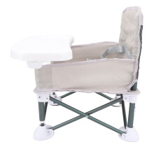 Seggiolino da viaggio per bambini grigio 36,5 cm/29 cm pieghevole da tavola