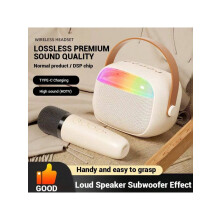 Wireless Karaoke Speaker Set with Microphones and Voice