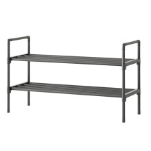 3 Tier Shoe Rack, 17.7x15.75x9.8inch stainless steel Shoe Rack, Home Storage Slipper Racks, Closet Shoe Organizer