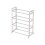 4-tier shoe rack white free-standing storage 2
