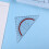 1X Triangle Ruler,Clear Plastic Straight Ruler Plastic Measuring Tool for Student Office Office 2