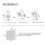 Desktop Projector Holder Small Projector Countertop Stand with 360Rotation For LCD Video Project 5
