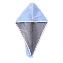 Towel for Hair with Bear Button Super Absorbent Hair Towel Fast Hair Drying Towel,Wrap Dry Hair Cap for Women Bath Shower Makeup