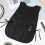 Breathable Black Work Apron, Vest Style with Pockets for Kitchen Tasks 4