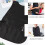 Breathable Black Work Apron, Vest Style with Pockets for Kitchen Tasks 5