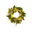 Kunstig blomsterkrans med bregneblade og bånd 1