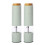 Electric Salt and Pepper Grinder Set Wheat Straw2pcs 1