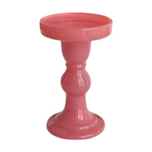 Ljusstake Elegant ljusstake i glas för mittpunkten av hemmaskrivbordet och bröllopsinredningen