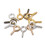 Mini Screw Hooks Eye Pin Hook Multi-colored 600pcs 0.1x0.4x0.8in 6