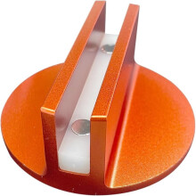 Magnetisk Jack Pad Aluminium Rillet 1 Stk. Orange