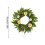 Kunstig blomsterkrans med bregneblade og bånd 2