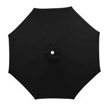 Baldachim do parasola ogrodowego, czarny, 9FT8-Rib