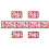 Valentine's Day Table Runner Red Heart Lace 5-Pack 13x72 2