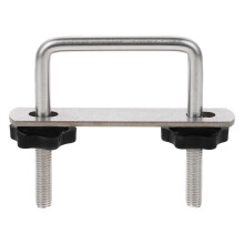 KALLORY U Shaped Clamp for Car Roof Rack Universal Accessory Easy Installation Safe Travel Cargo Box Mounting 1Pack