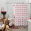 Κουρτίνα μπάνιου Sweet Bows, 36" x 72", Ροζ φιόγκος, Αδιάβροχη κουρτίνα μπάνιου με θέμα το 7