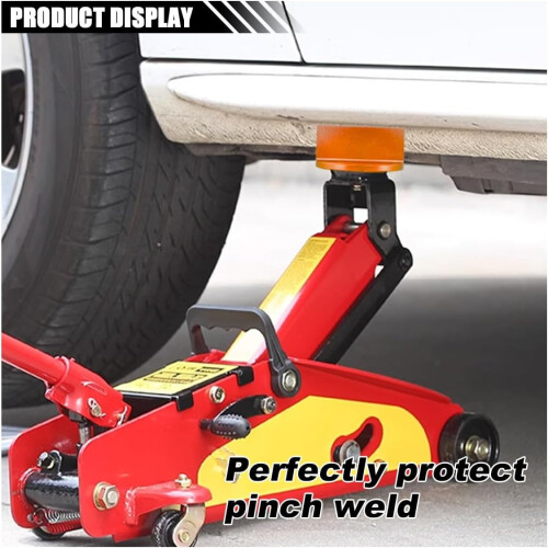 Magnetisk Jack Pad Aluminium Rillet 1 Stk. Orange 1