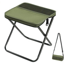 Hopfällbar ryggsäckspall – Bärbar utomhusstol för vandring, camping, fiske och resor; 145 kg kapacitet; Kompatibel med ryggsäckar