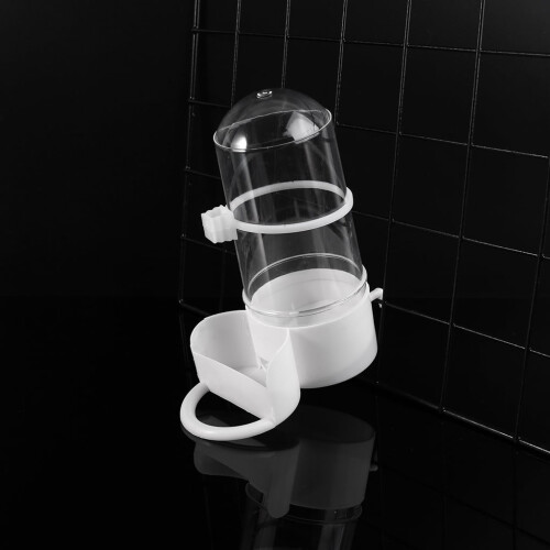 Parakeet Water Dispenser Automatic Feeder for Cage No Mess Plastic Container for Small Birds 1