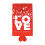 Valentine's Day Red Envelope with Pull-Out Heart Design for 2