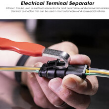 3-Piece Electrical Disconnect Pliers Set for Cars – Terminal Separator, Hose Clamp & Wire Harness Plug Tool, Compatible with B-1PC