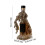 Håndblåst glass whiskykaraffel dyrehode 320 ml 3