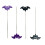 50/100pcs Halloween Bat Dressmaking Pins Sewing Embroidery Patchwork Tools Positioning Needle Fixed Button Pins DIY 6