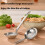 Stainless Steel Ladle Ergonomic Short Handle 1 Piece 4