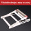 Adjustable Cutting Machine Support Frame 55-135mm Foldable Metal Stand 2PCS 5