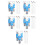 1500Pcs Rust-Resistant Stainless Steel Butterfly Specimen Fixing Pins 10