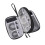 (Black double-layer data cable package) Travel Cable Organizer Case for Chargers & Cords 1