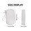 (Gray double-layer data cable package) Travel Cable Organizer Case for Chargers & Cords 1