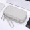 (Gray double-layer data cable package) Travel Cable Organizer Case for Chargers & Cords 3