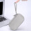 (Gray double-layer data cable package) Travel Cable Organizer Case for Chargers & Cords 4