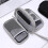 (Gray double-layer data cable package) Travel Cable Organizer Case for Chargers & Cords 6
