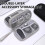 (Gray double-layer data cable package) Travel Cable Organizer Case for Chargers & Cords 8