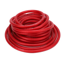 Fil de masse rouge CCA calibre 4 25 pieds pour voiture et camping-car
