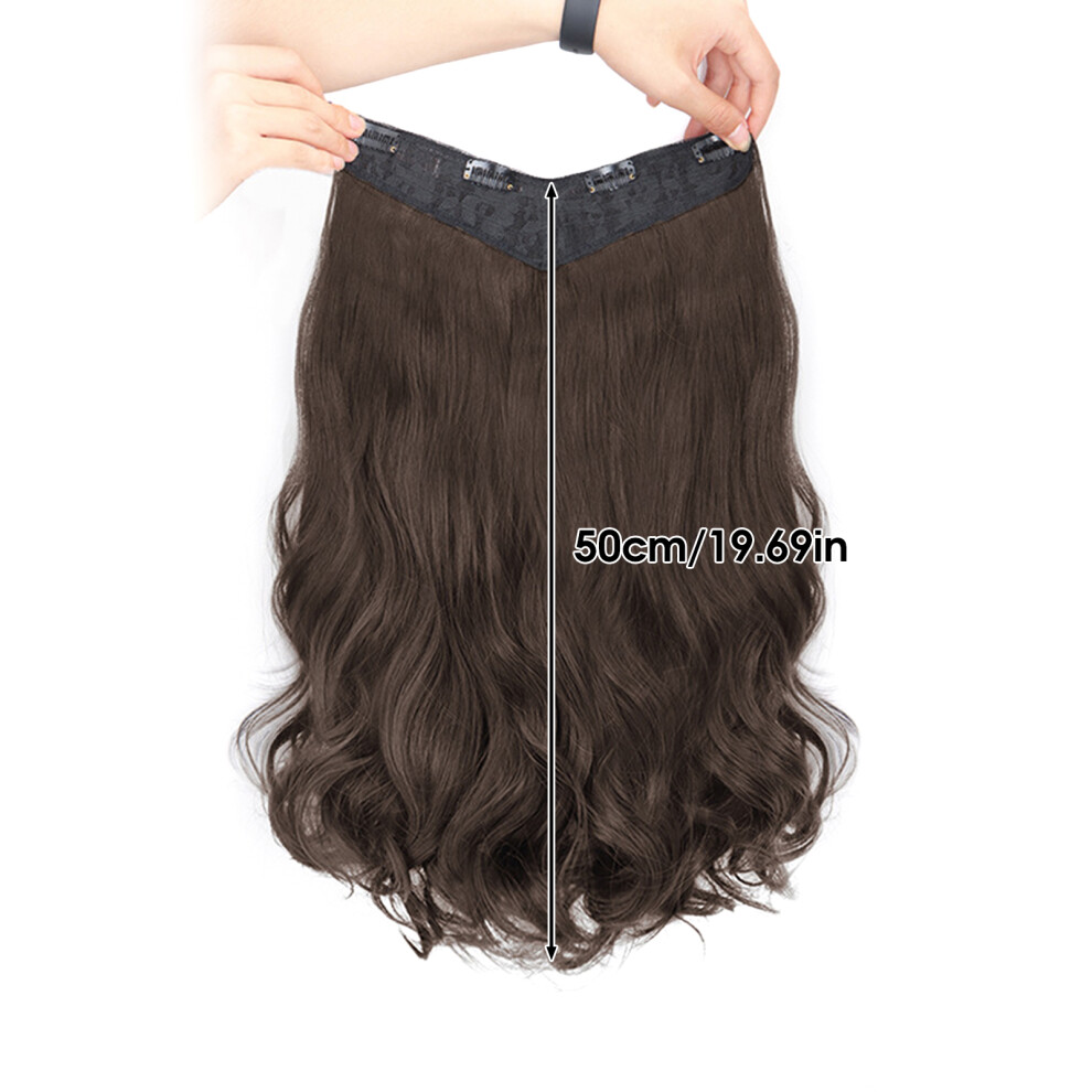 Penghui-Toys (Light Brown, 50Cm) 50Cm Wave Hair Extensions For Wedding & Masquerade