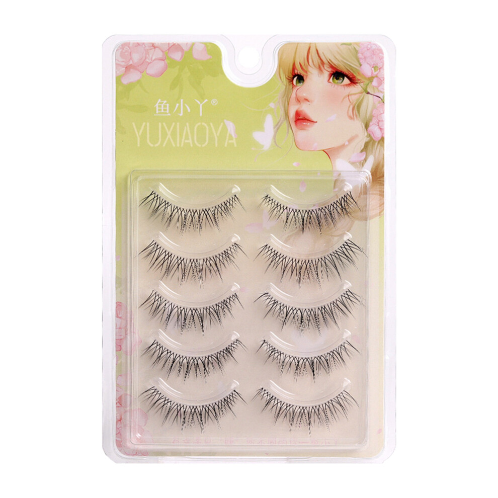 Hue-Grain Spiky Wispy Eyelashes - Diy Cosplay Gift For Women